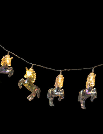 Majhne samorogove verižne lučke 165 cm toplo bela LED-dioda