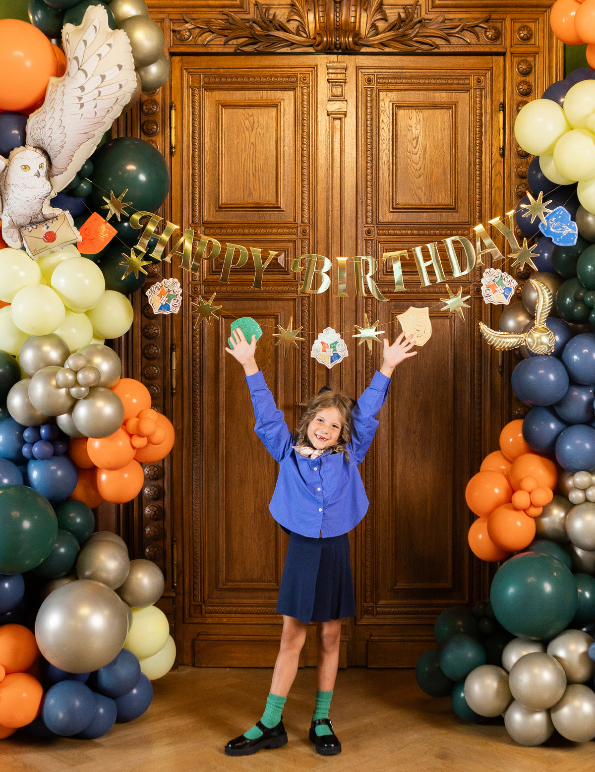 Dvojna girlanda Harry Potter™ Happy Birthday 2 m