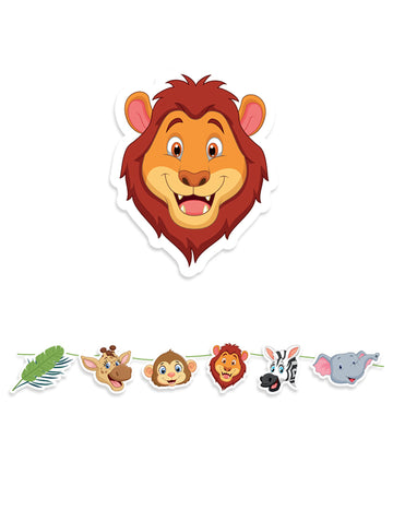 Kartonska savana girlanda 400 x 25 cm