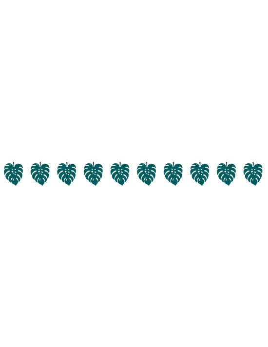 Elegantna tropska kartona Garland 200 x 15 cm