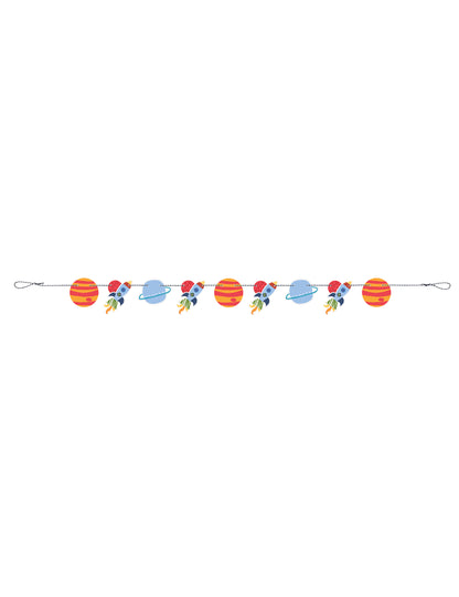 Kartonski Garland Universe in raketa 1,5 m
