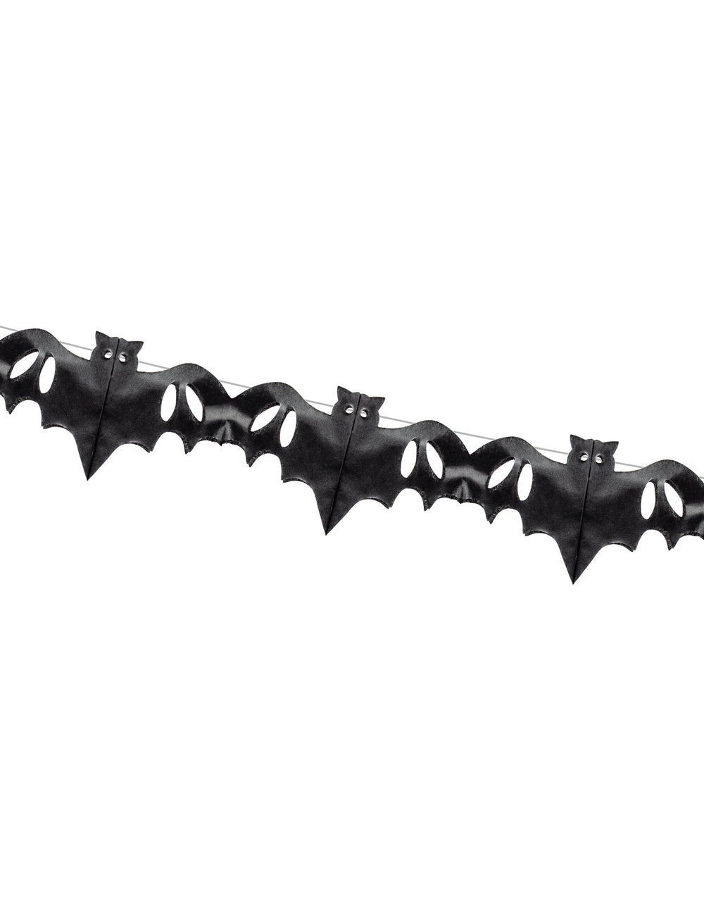 Aperçu de l'enchaînement des motifs de la guirlande en papier chauve-souris