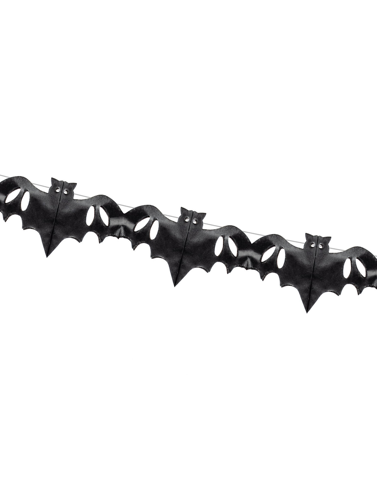 Aperçu de l'enchaînement des motifs de la guirlande en papier chauve-souris