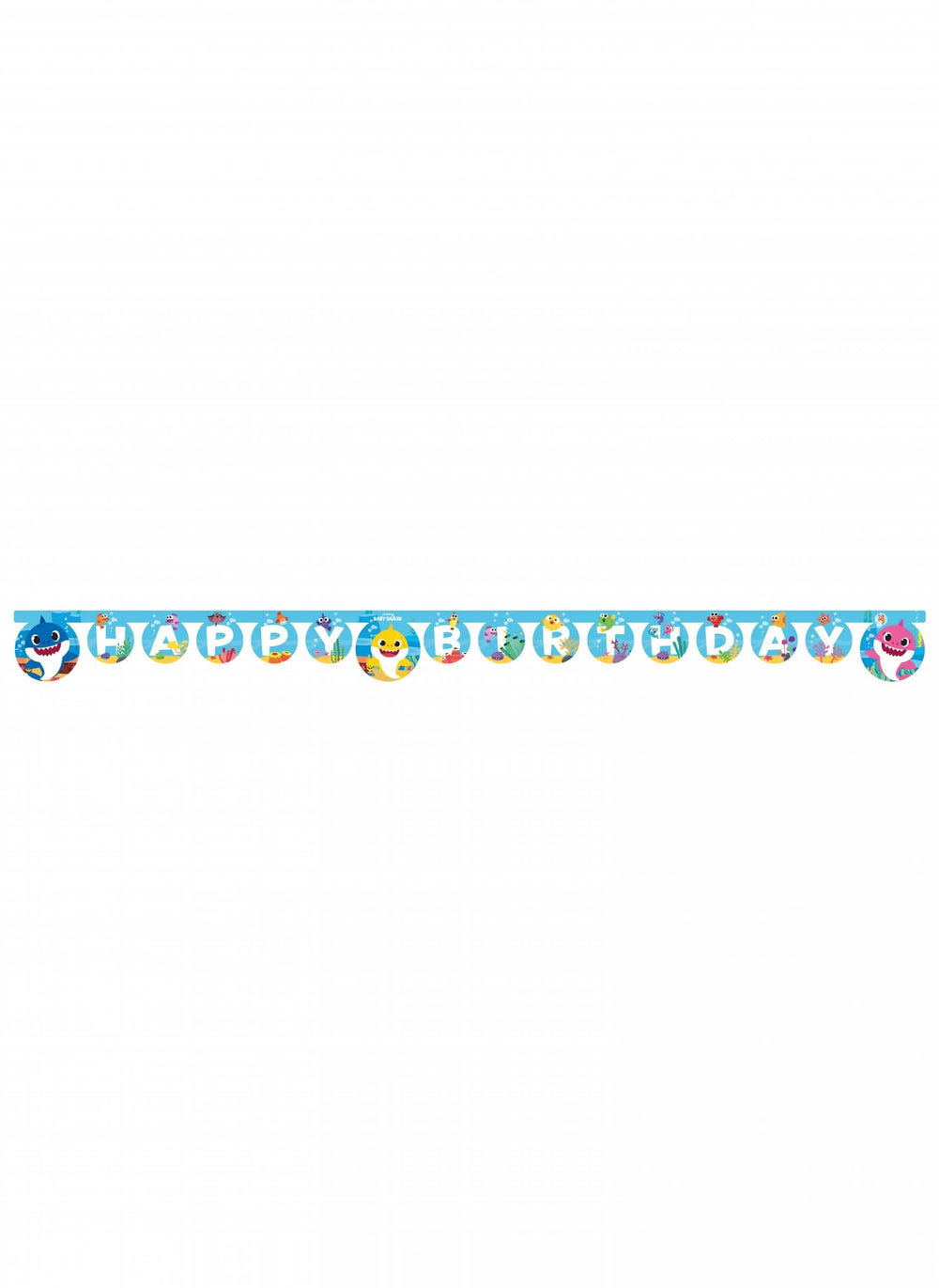 Pregled papirnatega napisa Happy Birthday Baby Shark