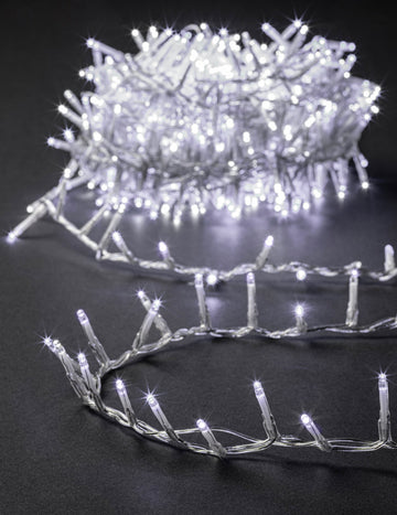 Zunanja girlanda s hladno belo svetlobo, 500 LED, 12,5 m 