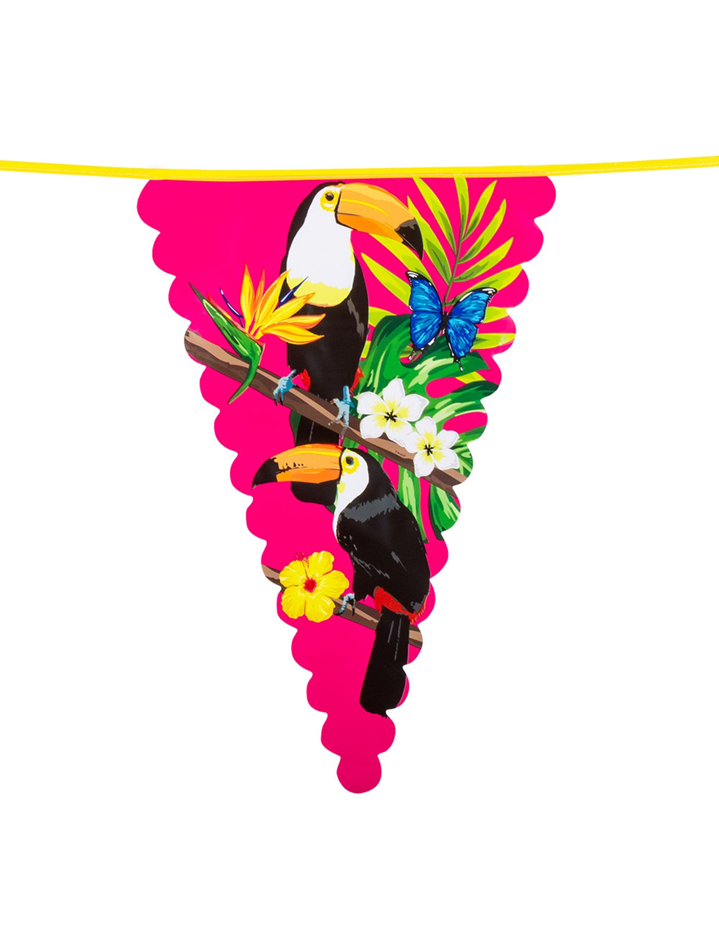 Plastične zastave toucan 45 x 30 cm 6 m