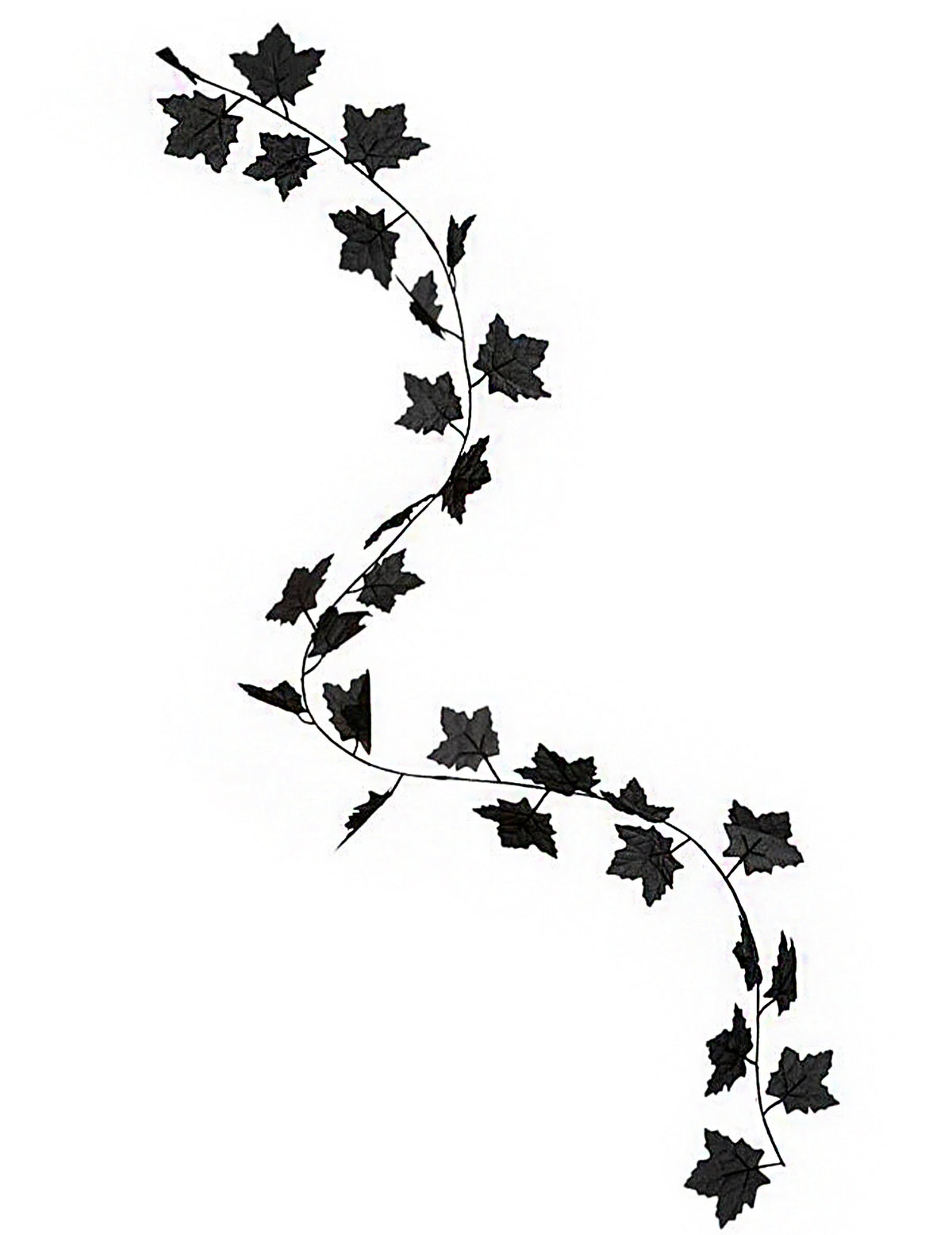 Vue d'ensemble de la guirlande de feuilles décoration d'Halloween