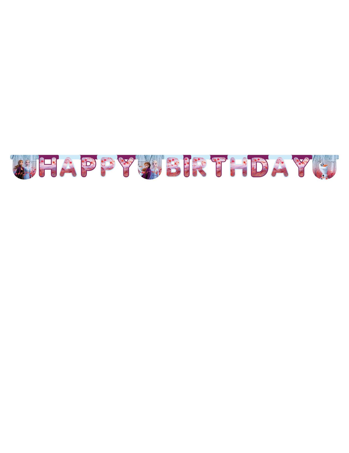 Pregled girlande happy birthday Ledeno kraljestvo 2