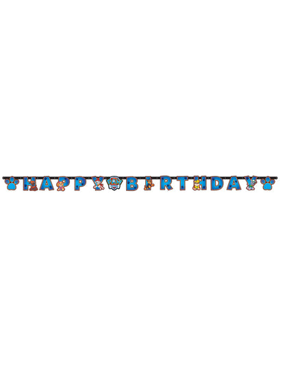 Garland Happy Birthday Pat'Patrol 15 cm x 2 m