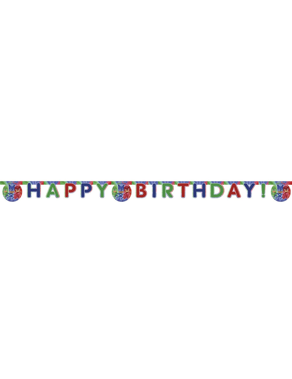 Pregled girlande Happy Birthday PJ Masks