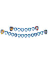 Guirlande joyeux anniversaire Pat'patrouille pour enfant bleue