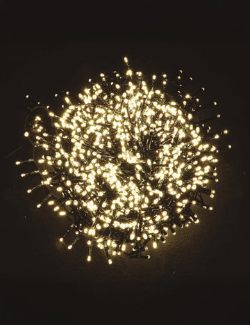 Topla bela svetlobna girlanda 20 m 1000 LED 