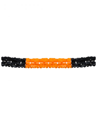 Guirlande Halloween pour décoration orange et noir