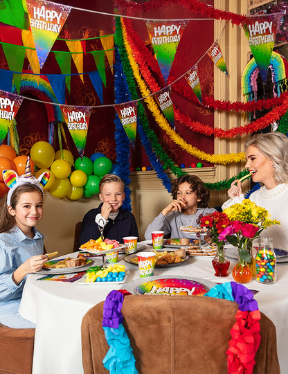 Oranžna PVC girlanda 10 metrov 