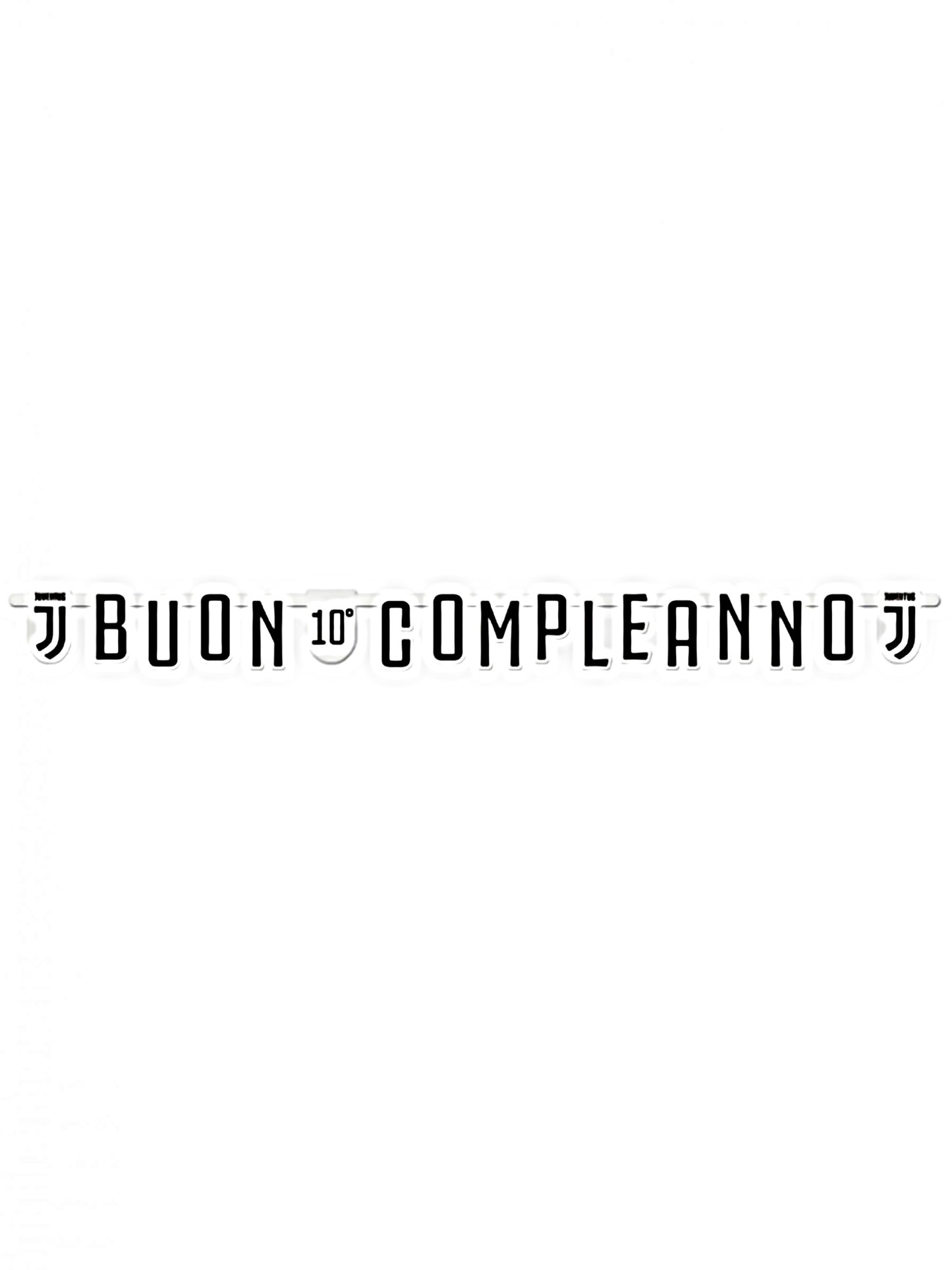 Prilagodljiva girlanda v Carton Buon Compleanno Juventus 215 x 15 cm