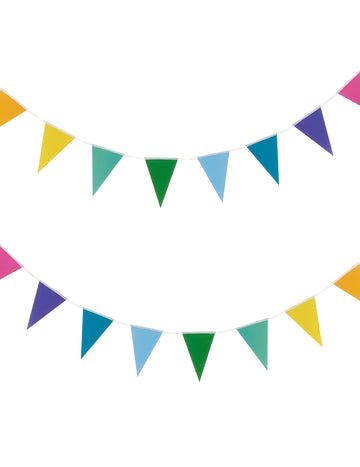 Garland Majhni večbarvni zastavici 2 m