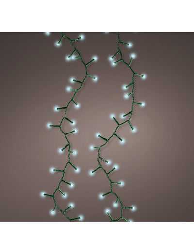 Guirlande lumineuse 400 LED pour décoration blanche 10 m avec 8 fonctions