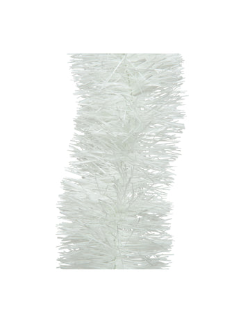 Bleščeča bela girlanda za božično drevo 270 cm 
