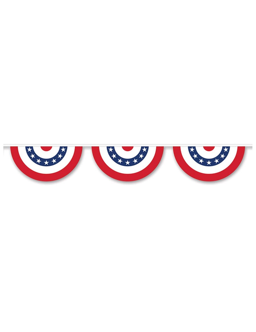 Semiccle USA plastična girlanda 3,66 m