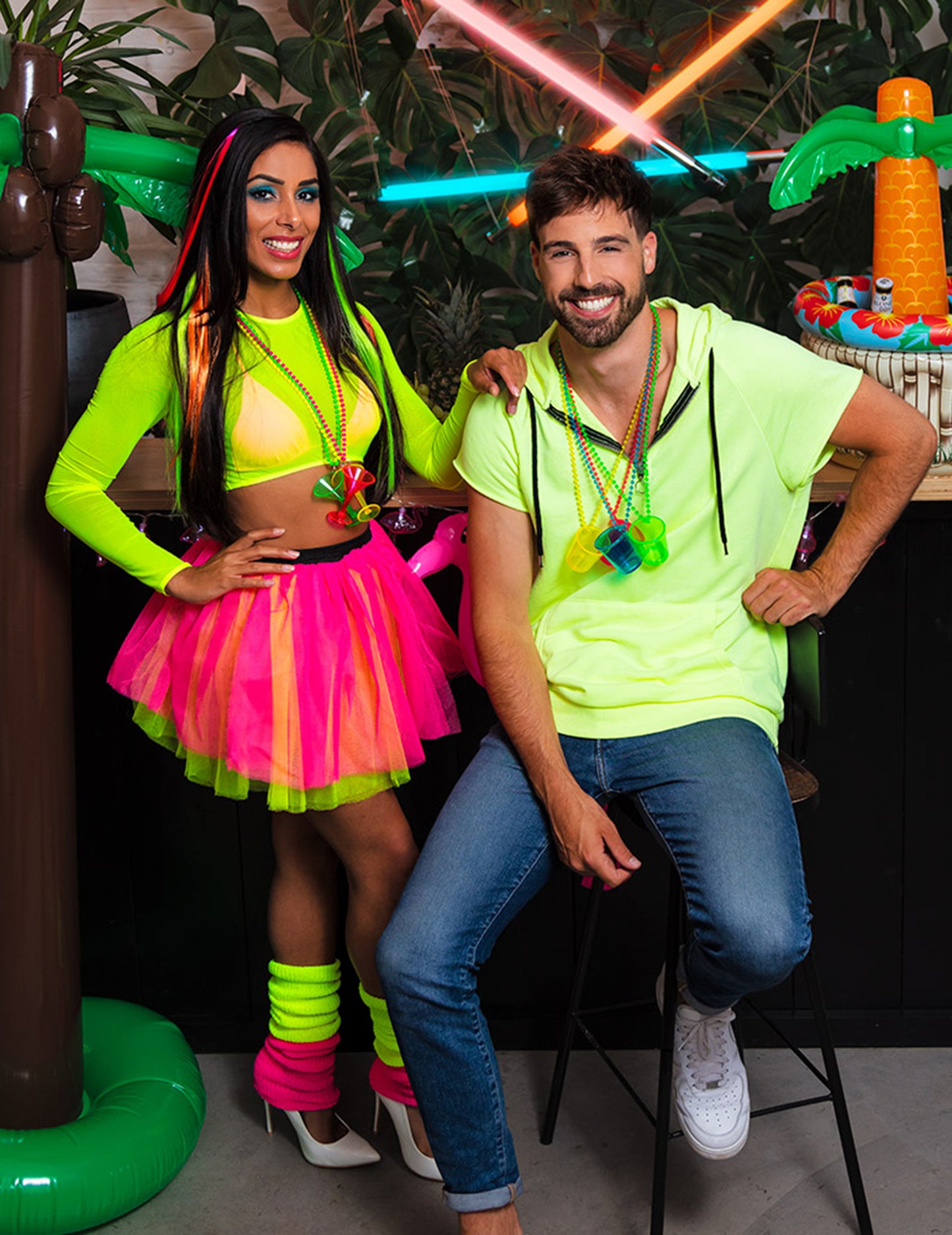 Fluo rumene gamaše ženske