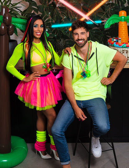 Fluo rumene gamaše ženske