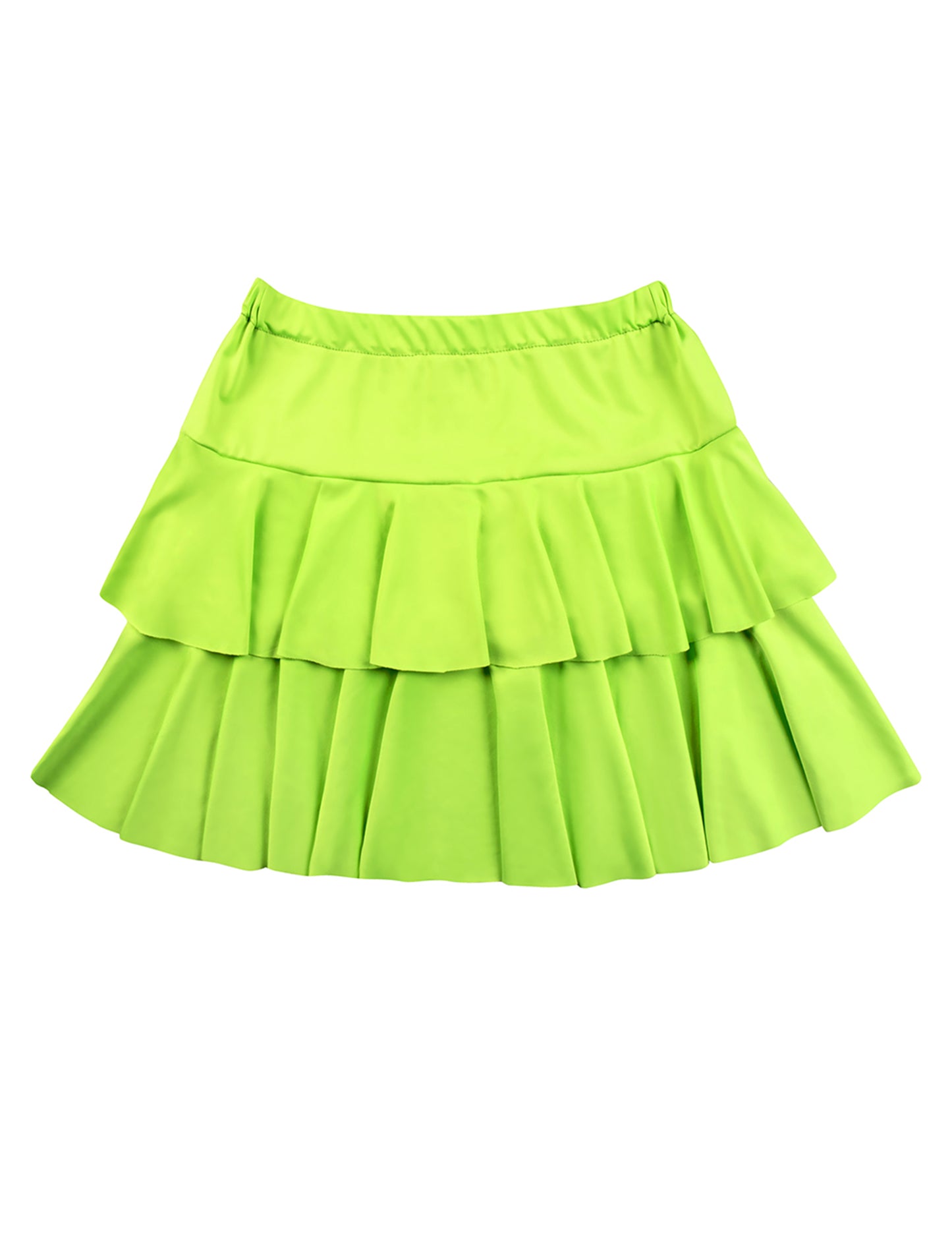 Krilo za odrasle fluorescentno zeleno ruffle