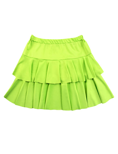 Krilo za odrasle fluorescentno zeleno ruffle