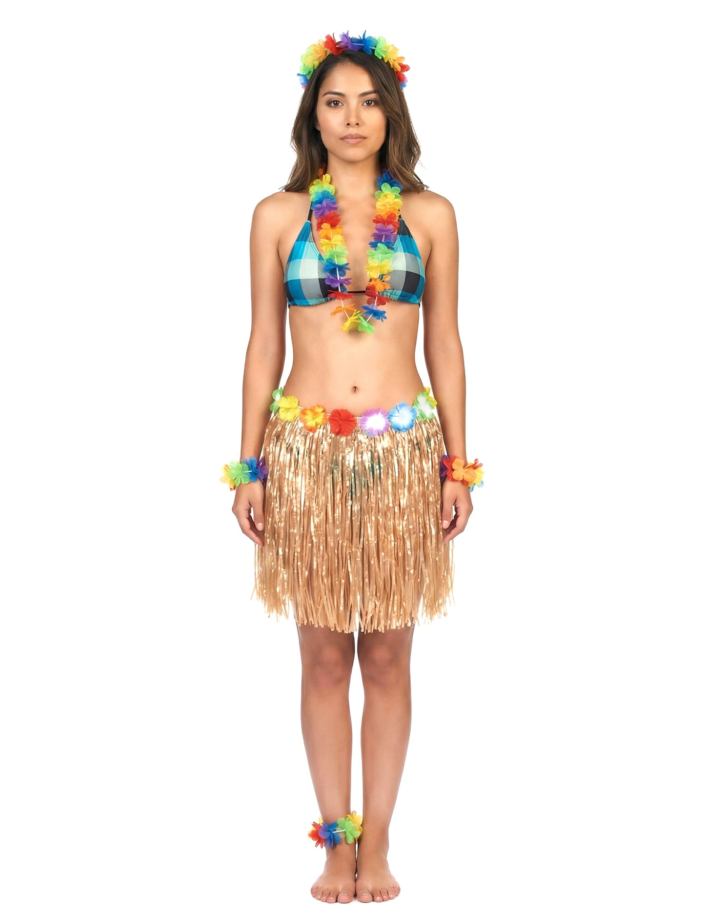 Kratko havajsko krilo v plastiki za odrasle