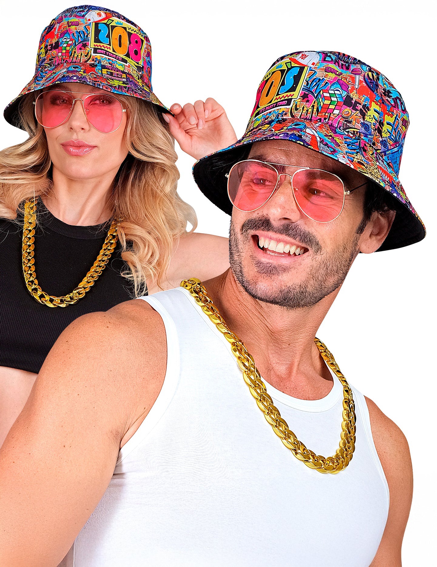 Kit accessoires années 80 adulte
