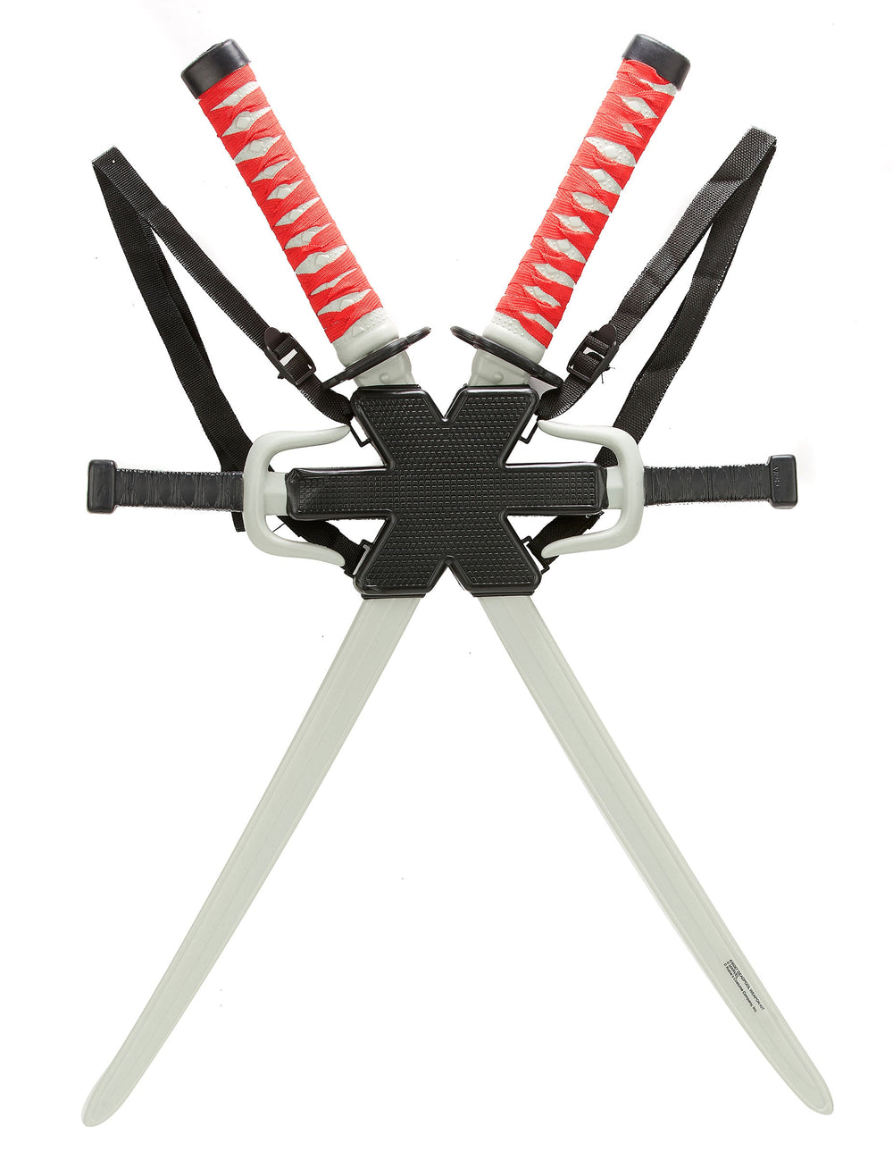 Kit accessoires Deadpool™ pour adulte avec katanas rouges et noirs