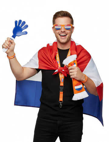 Komplet 6 navijaških dodatkov Nizozemska 