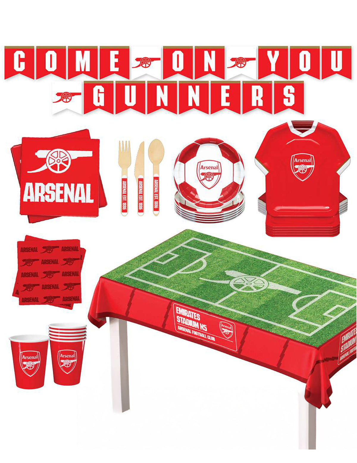 Komplet za rojstni dan Arsenal Football Club 44 kosov