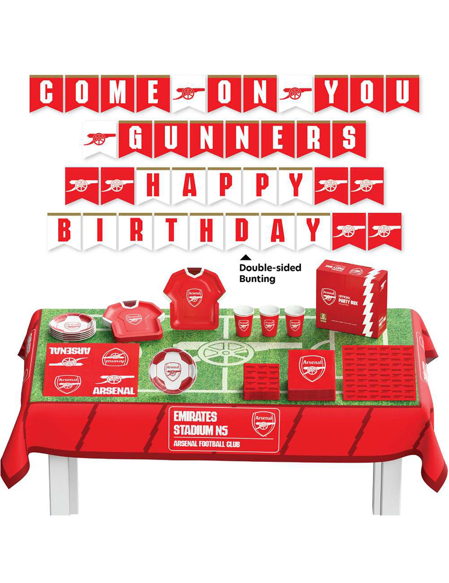 Komplet za rojstni dan Arsenal Football Club 44 kosov