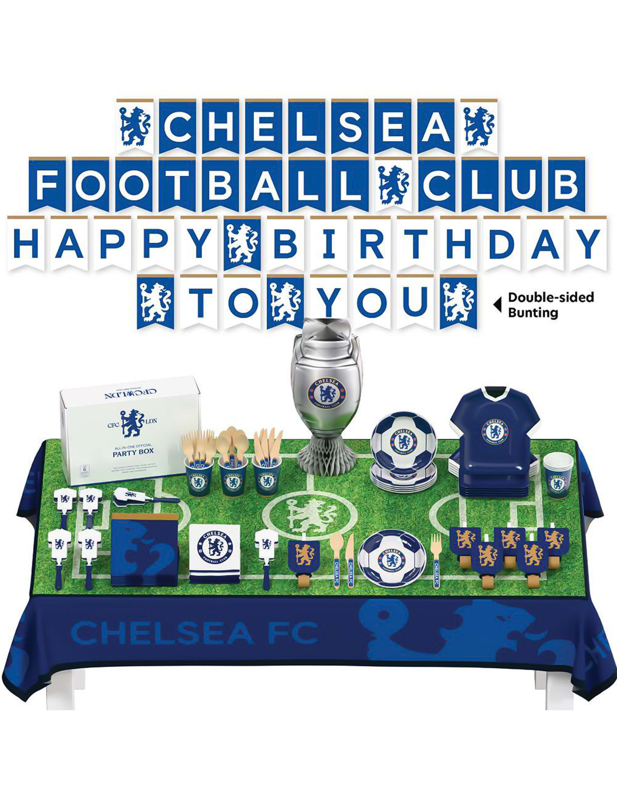 Komplet za rojstni dan Chelsea Football Club 75 kosov