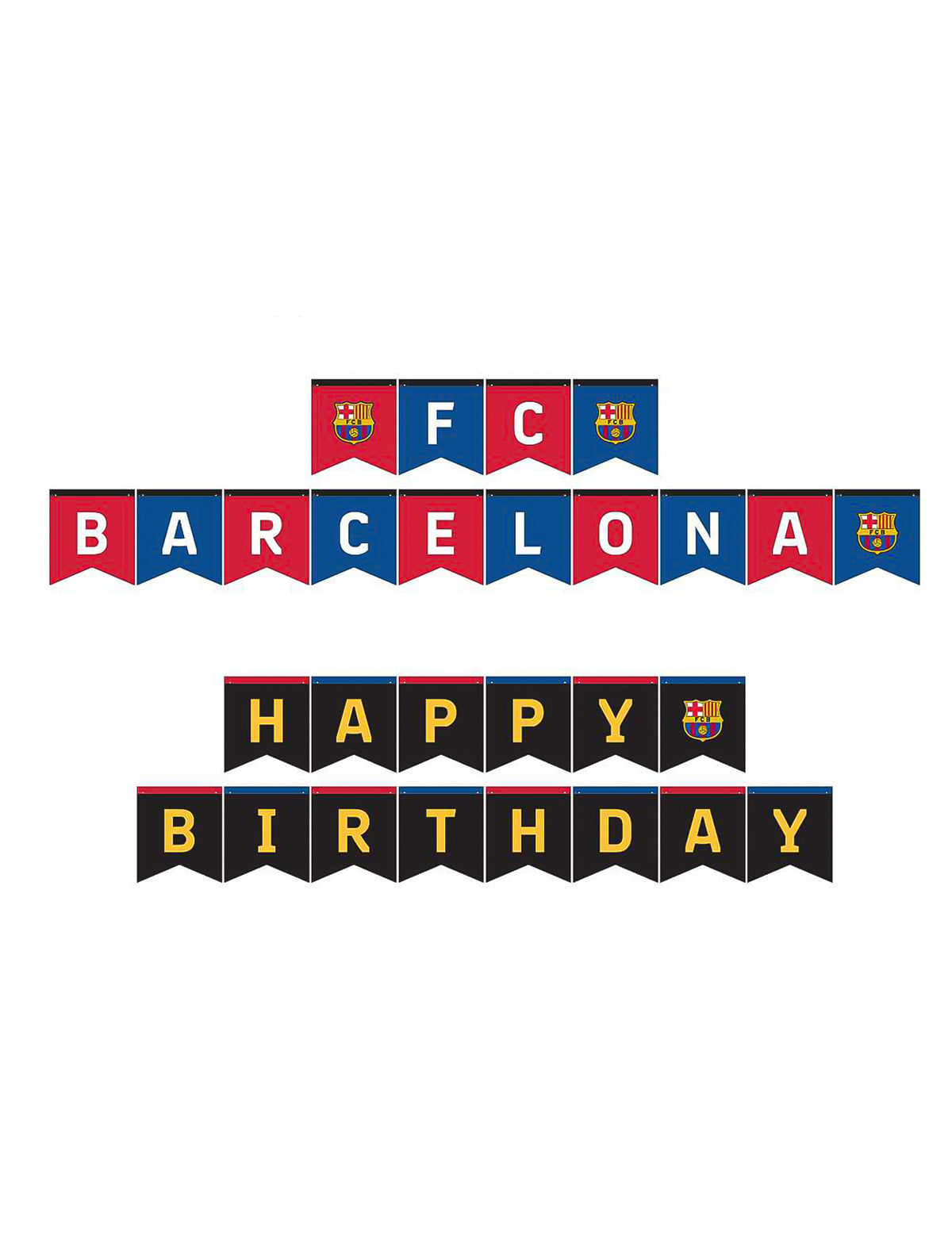 Komplet za rojstni dan FC Barcelona 44 kosov