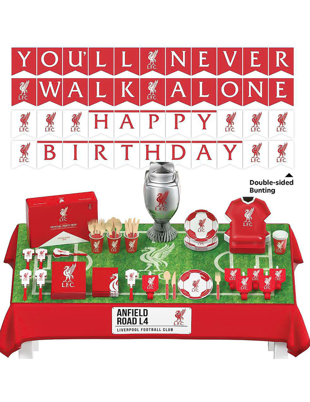 Komplet za rojstni dan Liverpool Football Club 75 kosov