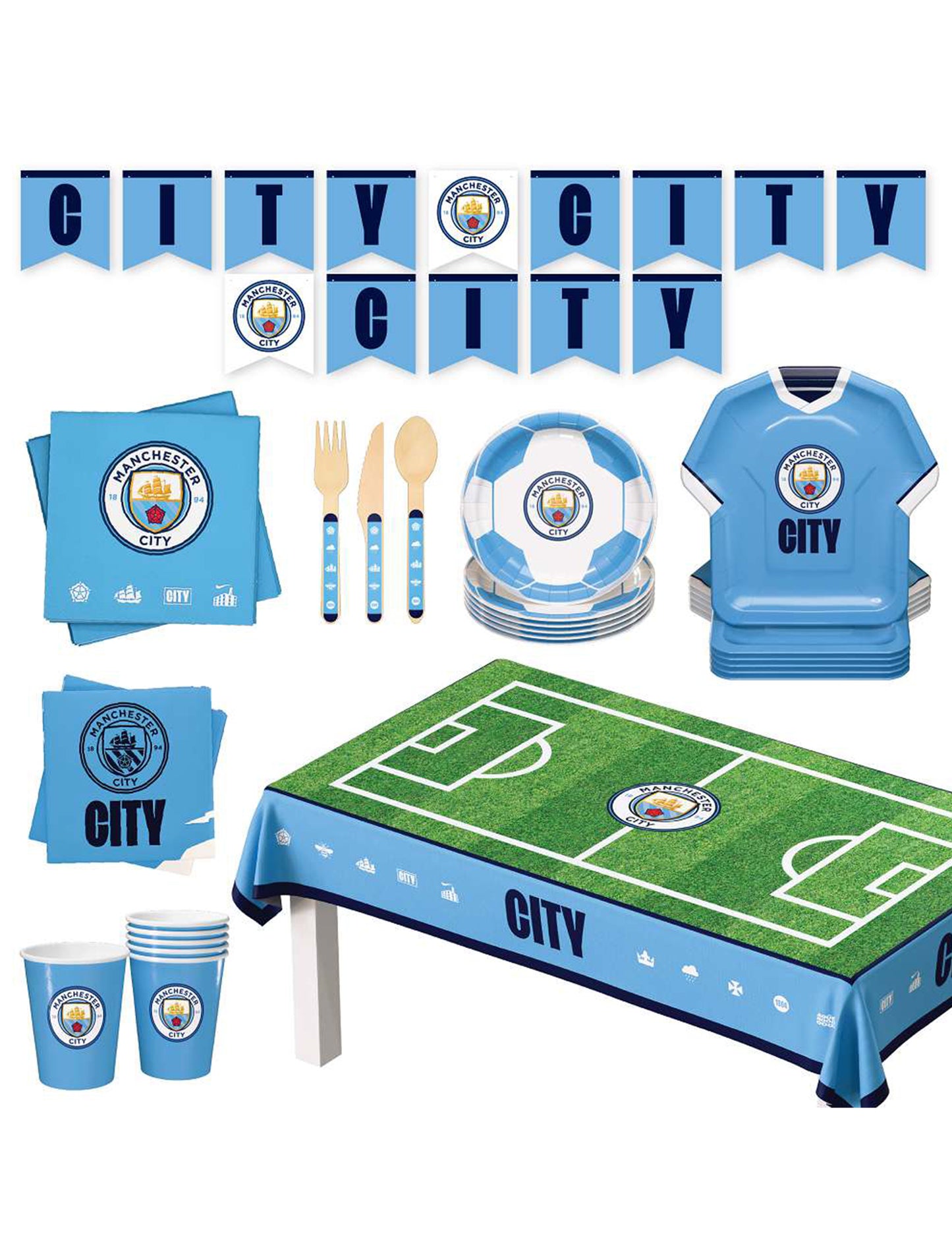 Komplet za rojstni dan Manchester City Football Club 44 kosov