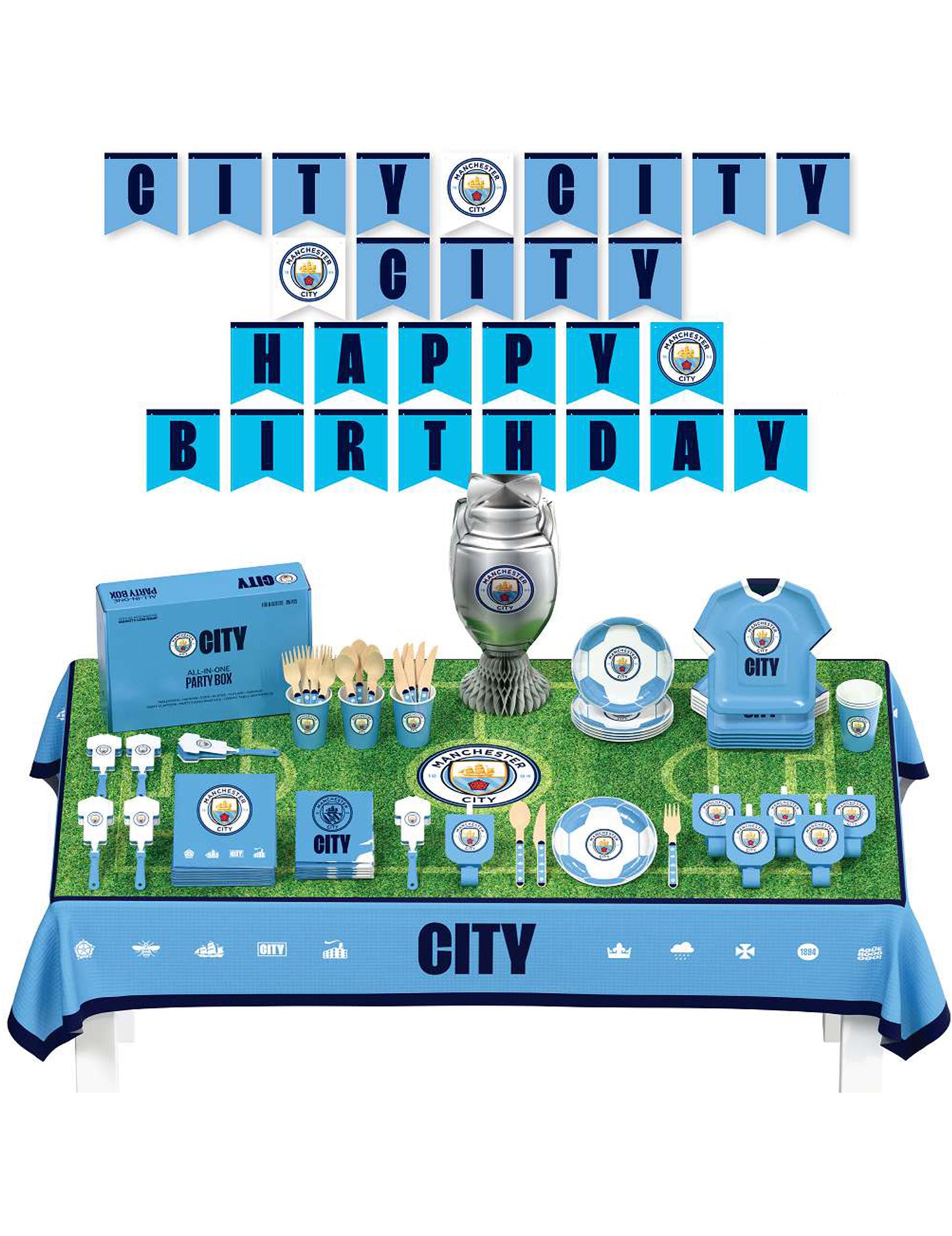 Komplet za rojstni dan Manchester City Football Club 75 kosov