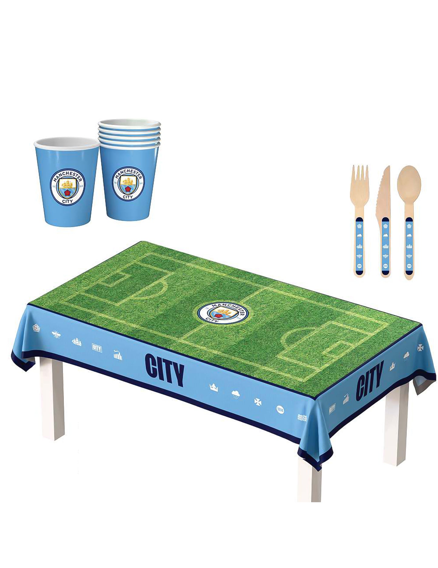 Komplet za rojstni dan Manchester City Football Club 75 kosov
