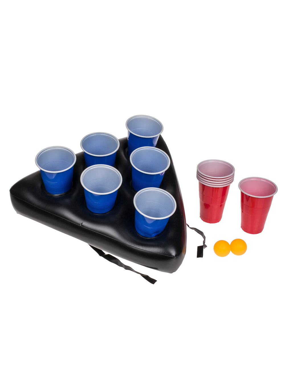 Détail de la base gonflable du kit beerpong gonflable pour 2 personnes