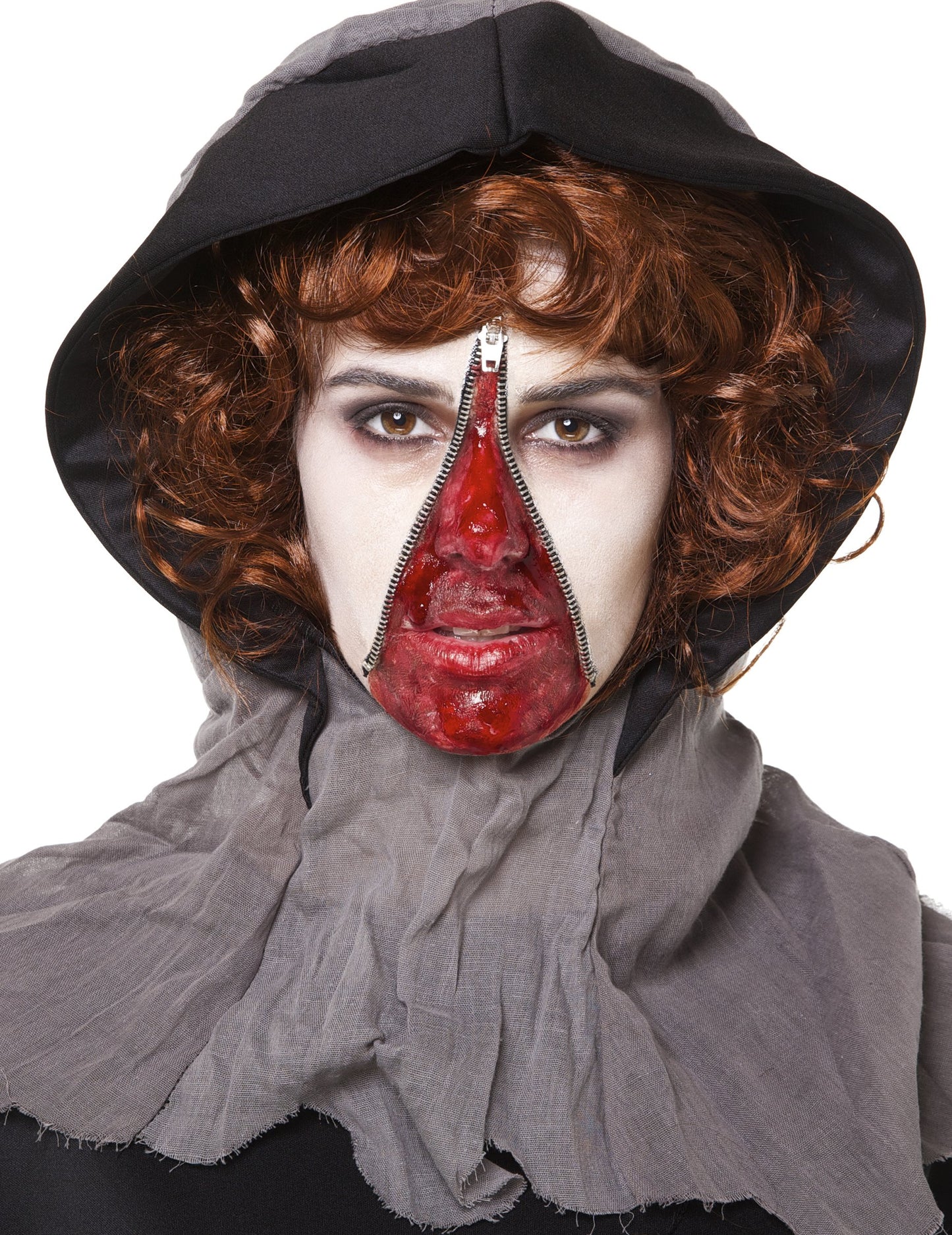 Halloween Kit za ličenje z zadrgo za odrasle