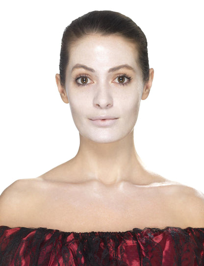 Rendu de la base blanche du Kit maquillage princesse araignée Dia de los muertos