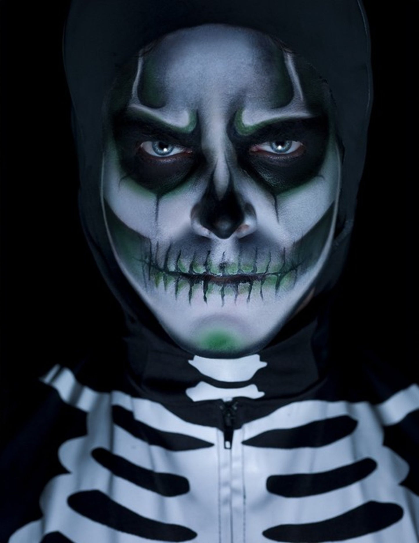 Ličilni kit Skeleton Fosforscent Adult Halloween