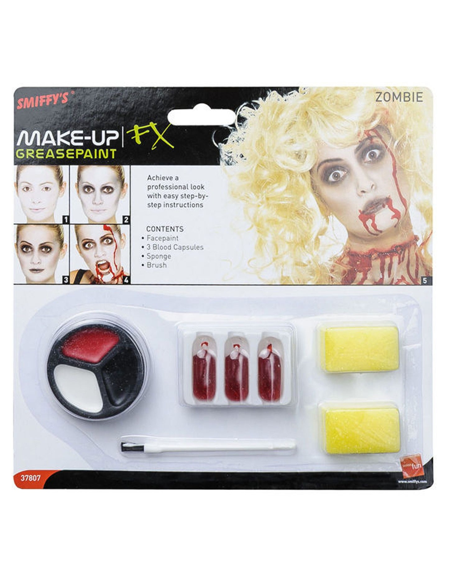 Halloween Ženski komplet za ličenje zombijev