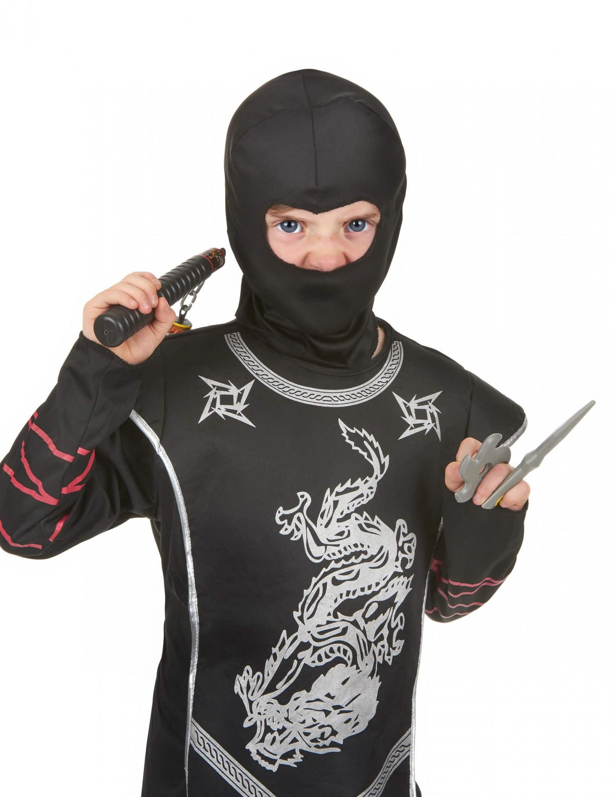 Velik poudarek na dodatkih kompleta nindže nunchaku za otroka
