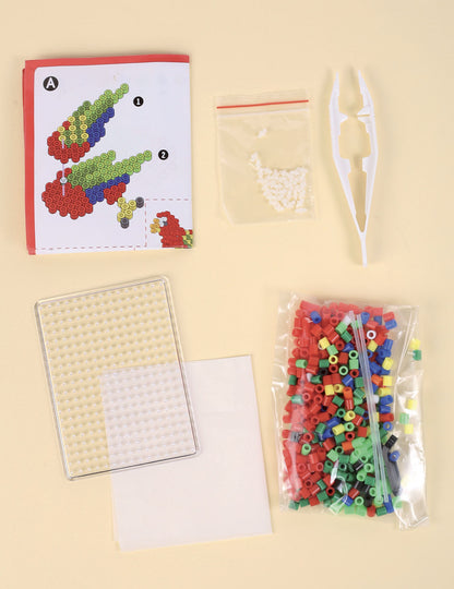 Komplet 3D likalnih perlic papiga s pripomočki