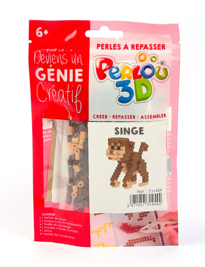 Komplet 3D opice za likanje perlic - Creative Hobby