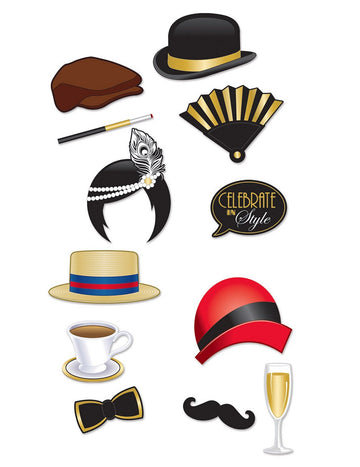 Komplet PhotoBoth 19 20s 12 dodatkov