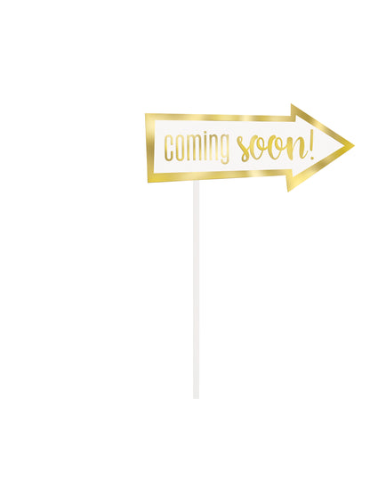 Komplet za fotokabino Hello Baby z 10 zlatimi dodatki