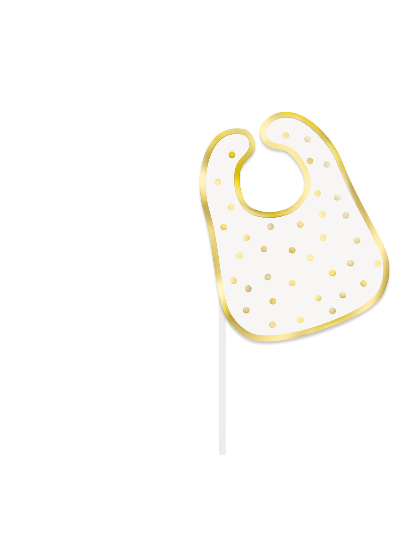 Komplet za fotokabino Hello Baby z 10 zlatimi dodatki